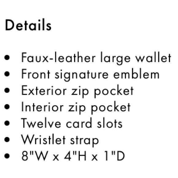 NWT GUESS LARGE WALLET & WRISTLET 🔥🔥🔥🔥🔥 - Picture 11 of 11